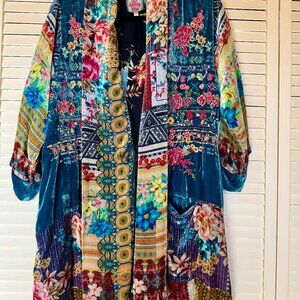 Johnny Was Velvet Kimono